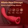MyPlayToys Stimulateur Anulingus avec Gode Lips Tongue 10 x 3.4cm